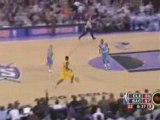 NBA BASKETBALL - Mike Bibby Block On Lebron James