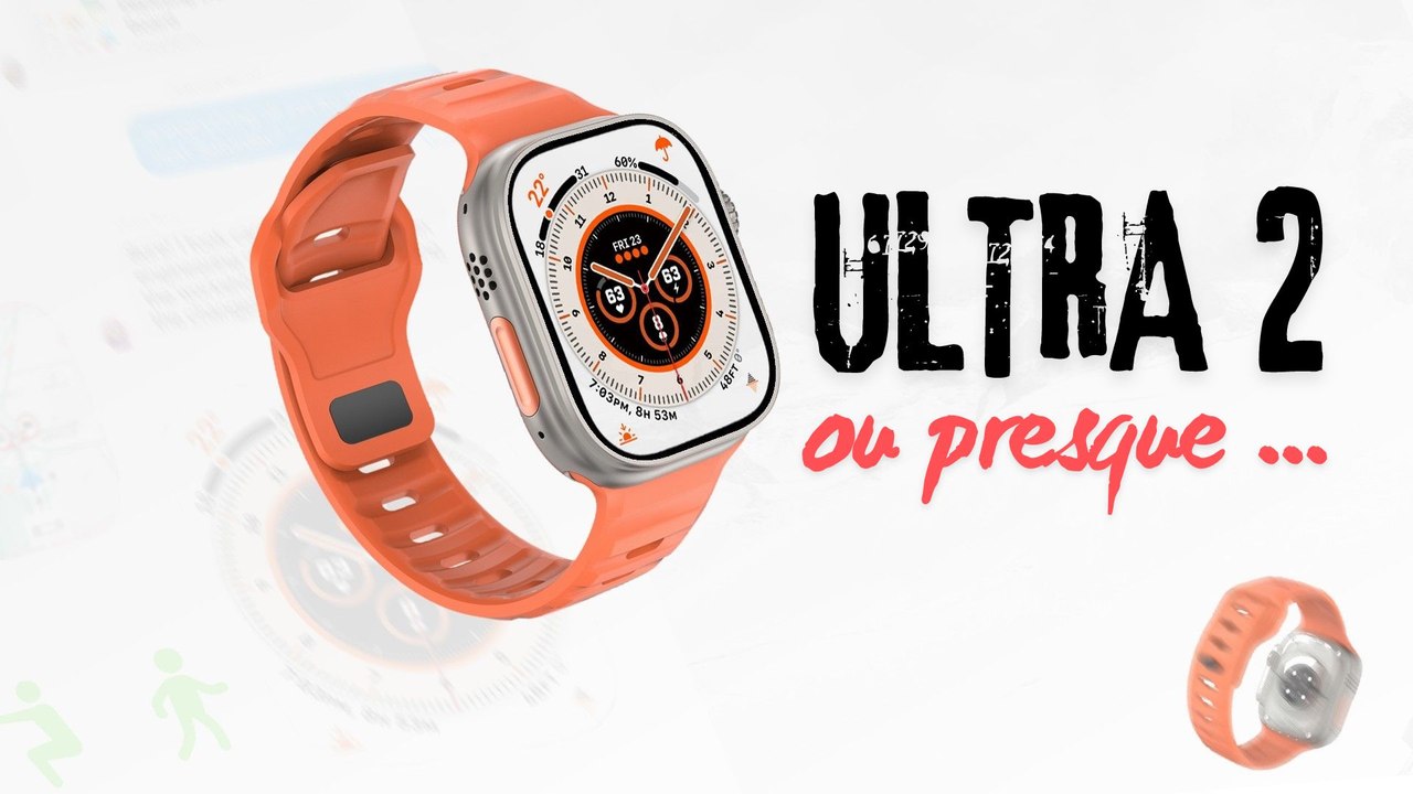 J'ai enfin une APPLE WATCH ULTRA 2 ... OU PRESQUE ! - TEST