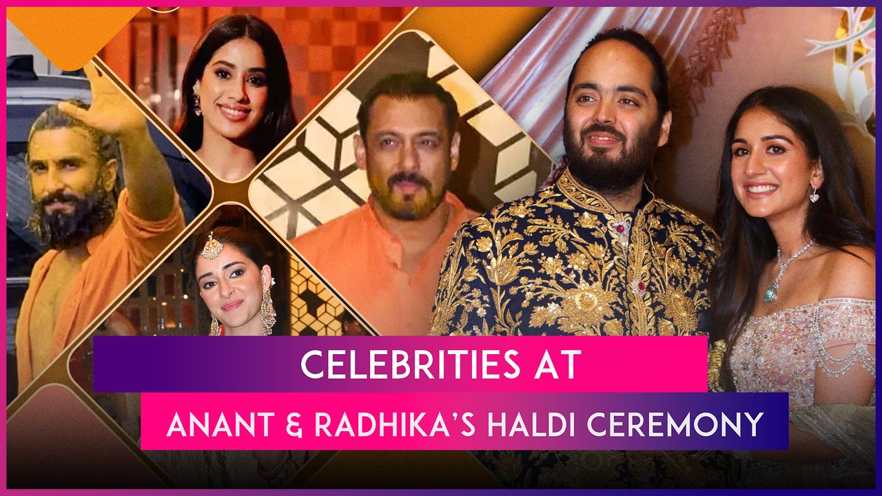 Salman Khan, Janhvi Kapoor, Ranveer Singh & Others Grace Anant Ambani-Radhika Merchant’s Haldi