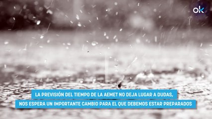 Comunicado urgente de la AEMET: España se prepara para la llegada de lluvias y un frente frío