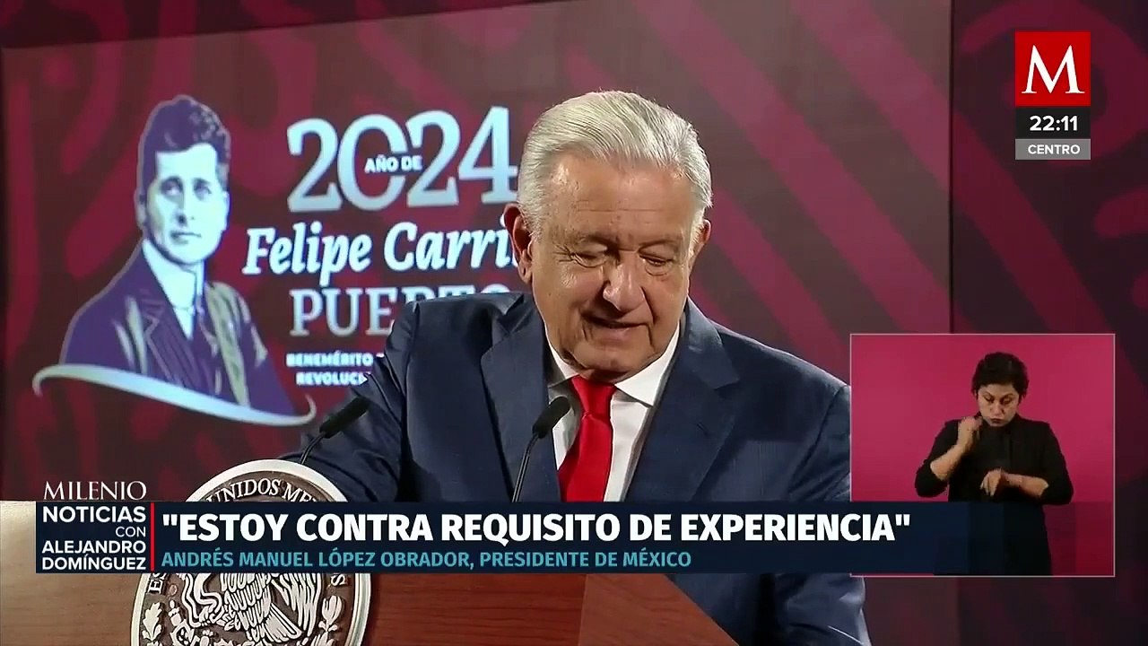 López Obrador apoya cambios en la reforma al Poder Judicial