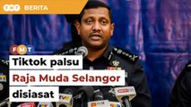 Polis siasat akaun Tiktok palsu atas nama Raja Muda Selangor