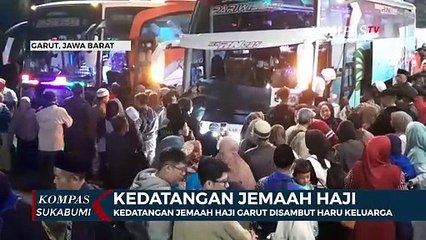Kedatangan Ratusan Jemaah Haji Garut Disambut Haru Keluarga