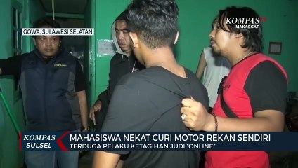 Mahasiswa Nekat Curi Motor Rekan Sendiri, diduga Akibat Ketagihan Judi Online