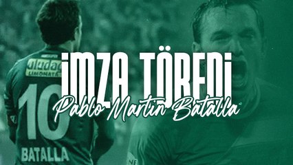 Teknik Direktörümüz Pablo Martin Batalla İmza Töreni