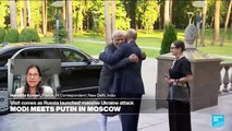 Modi, Putin hold talks amid outrage over Ukraine strikes