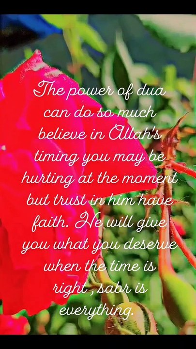 Dua is very powerful