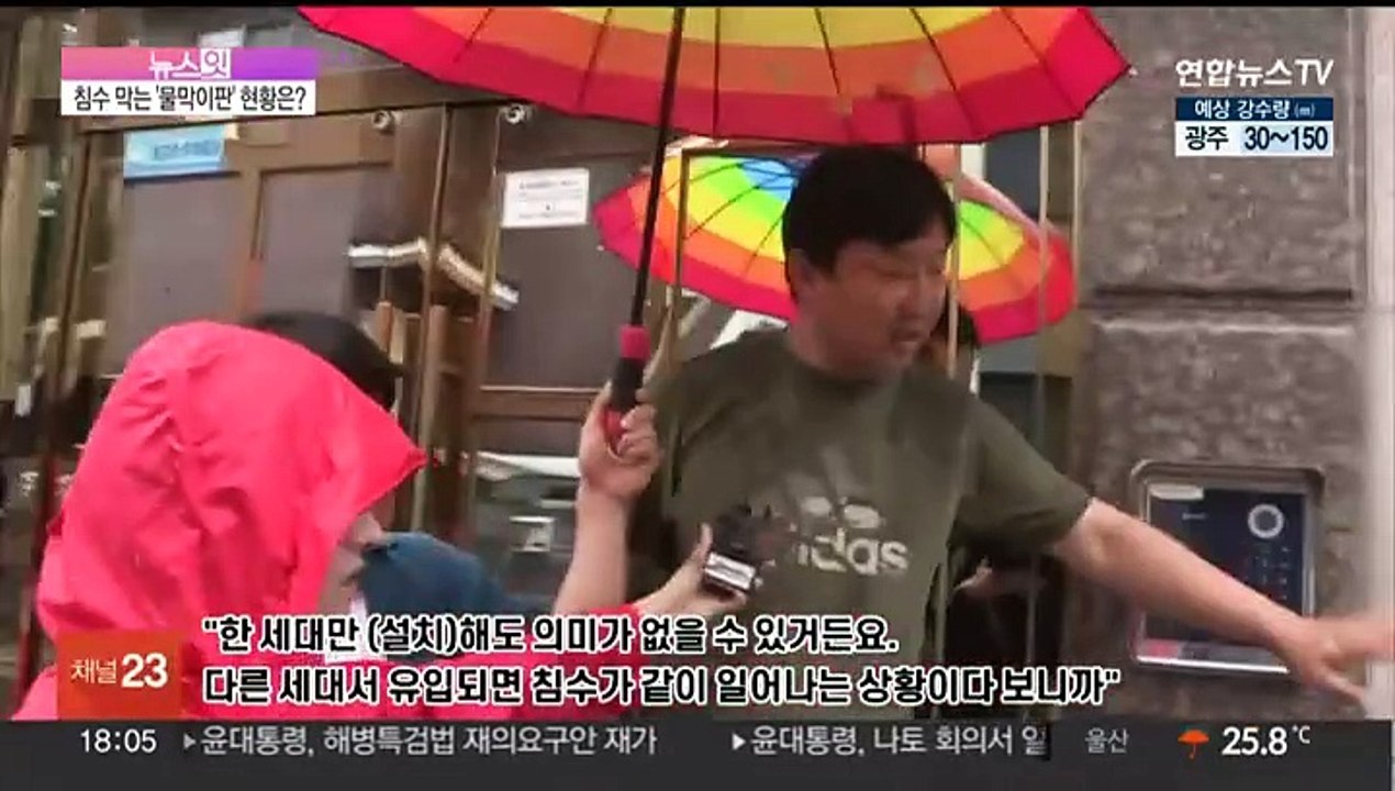 [뉴스잇] 침수 막는 물막이판…설치 현황은?