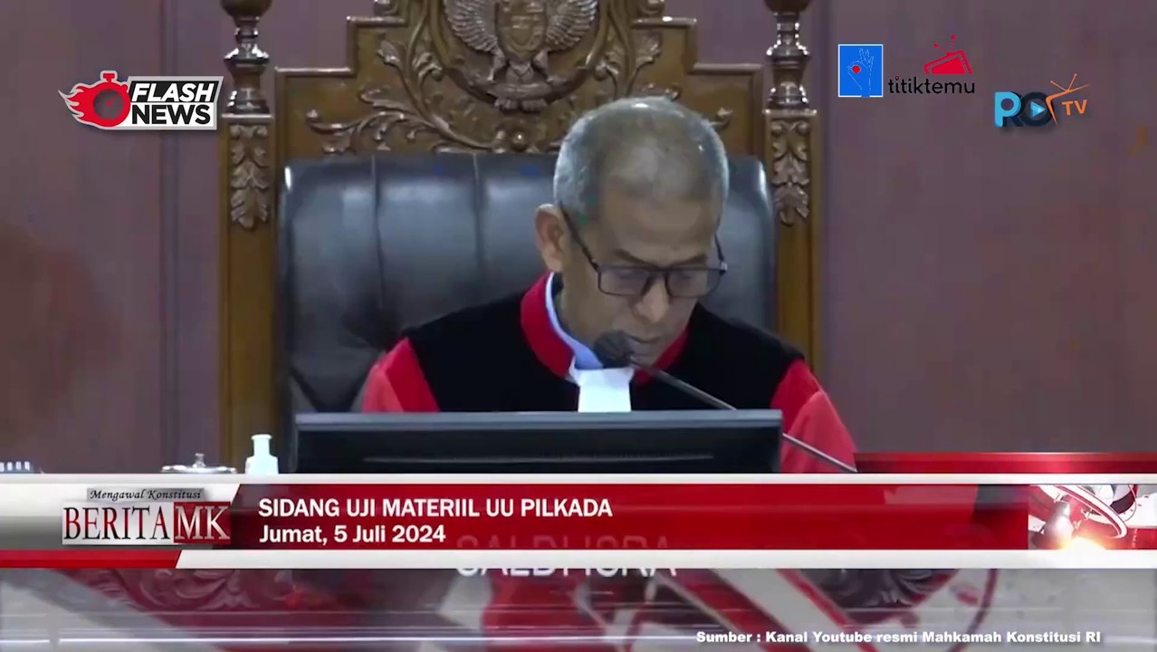 MK Gelar Sidang Uji Materiil Soal Tak Adanya Batasan Aturan Kampanye Bagi Pejabat Negara
