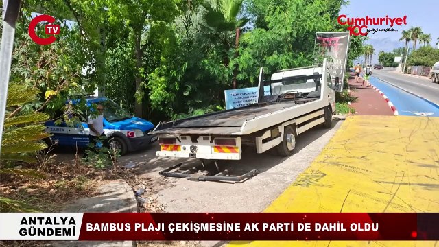 Bambus Plajı çekişmesine AKP de dahil oldu