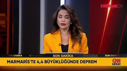 Muğla'da 4.4 büyüklüğünde deprem