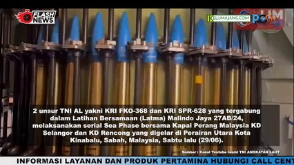 KRI FKO 368 dan SPR 628 Laksanakan Sea Phase di Perairan Kota Kinabalu Malaysia