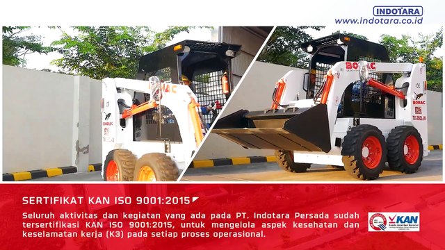DELIVERY BOMAC SKID STEER LOADER TX-350L-W MENUJU PT. CITRA AGRO BUANA SEMESTA