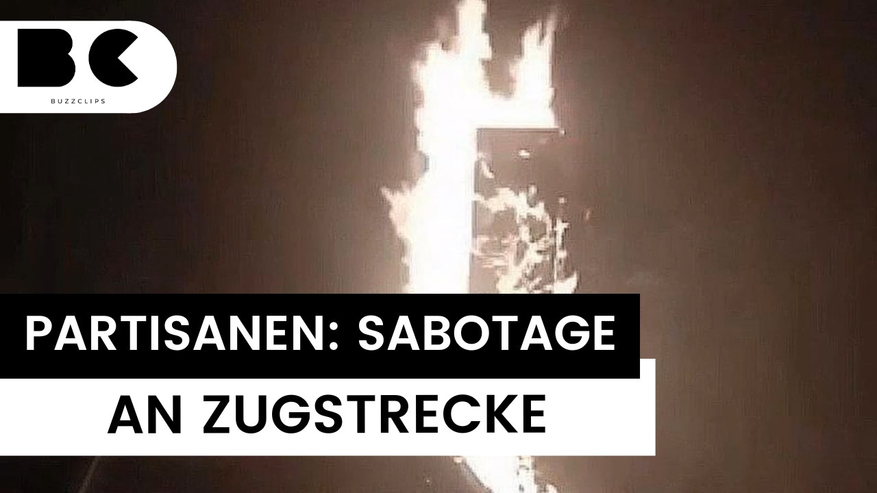 Ukraine: Partisanen haben russische Bahnstrecke sabotiert