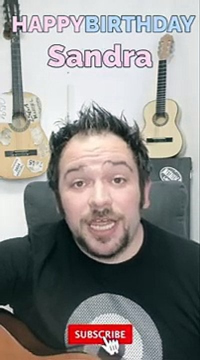 Happy Birthday, Sandra! Geburtstagsgrüße an Sandra