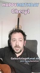 Happy Birthday, Cheryl! Geburtstagsgrüße an Cheryl