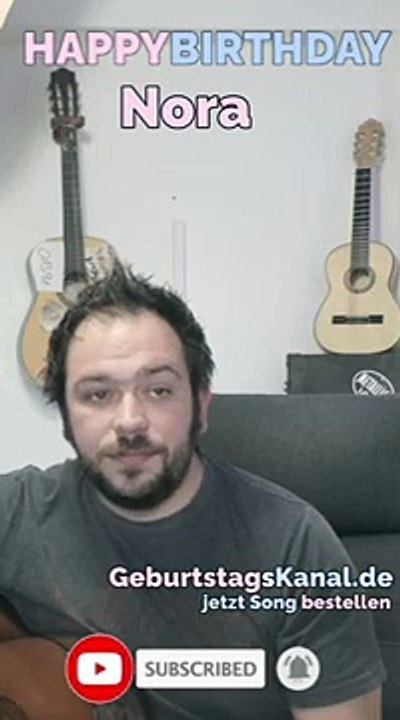 Happy Birthday, Nora! Geburtstagsgrüße an Nora