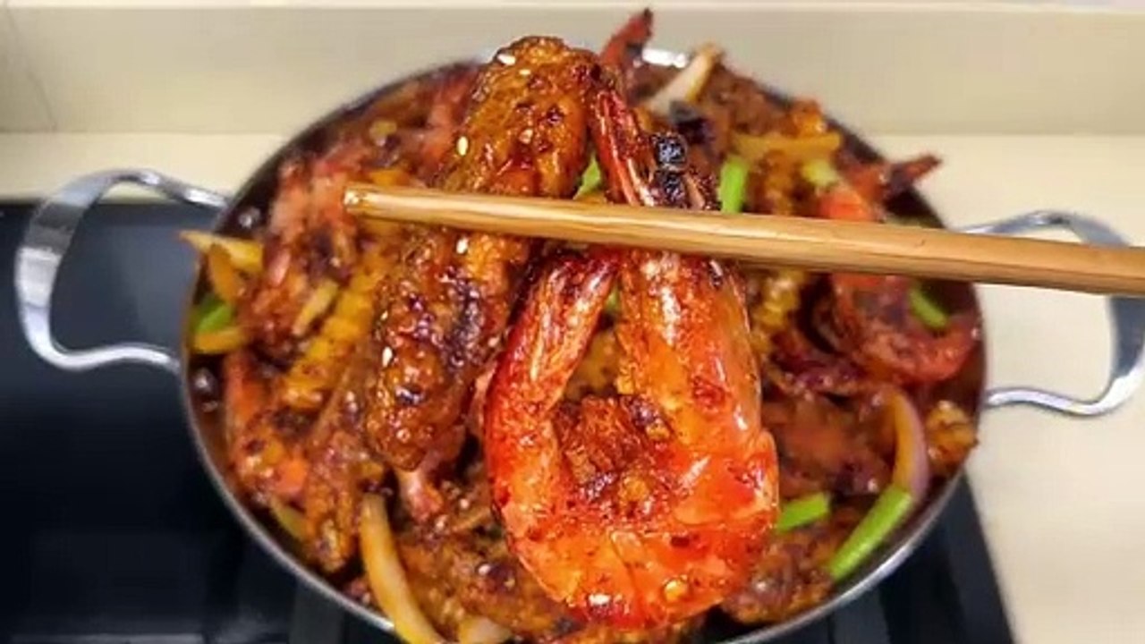 Chicken wings and shrimp recipes