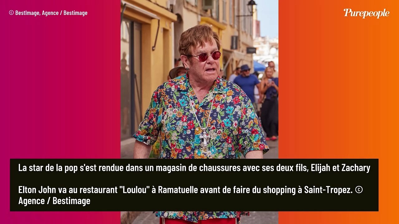 Elton John en France : sa séance de shopping avec ses fils dans une grande ville a très mal commencé !