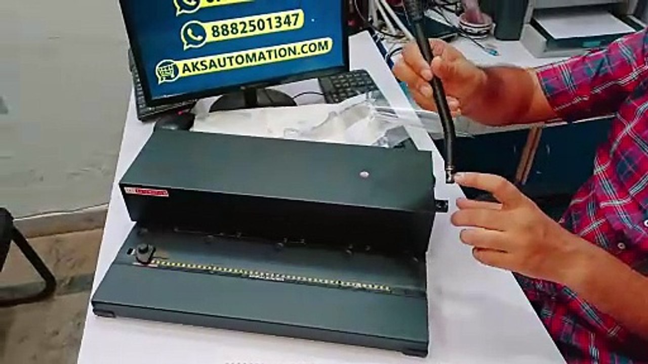 Enhance Your Xerox Shop with AKS Automation's Spiral Binding Machine