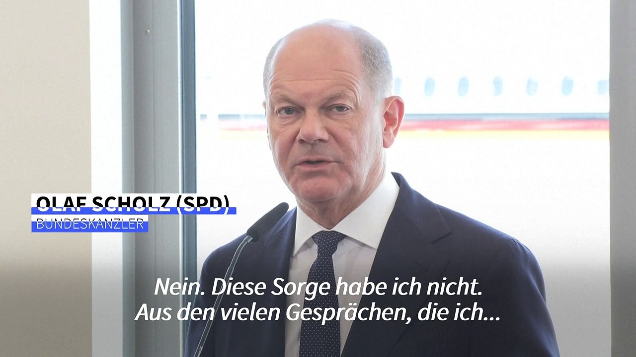 Scholz: Keine Sorgen über Bidens gesundheitliche Eignung