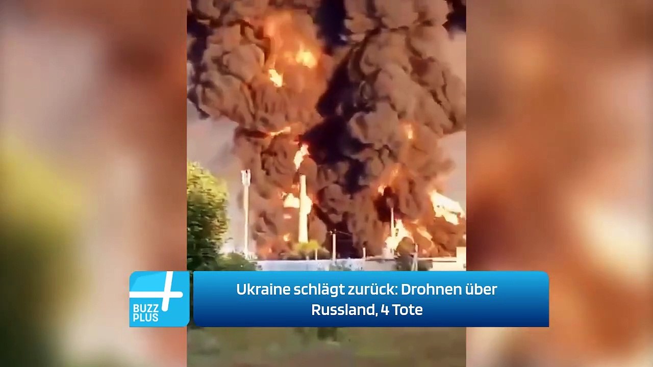 Ukraine schlägt zurück: Drohnen über Russland, 4 Tote