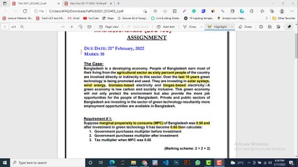 ECO403 Assignment No 2 solution 2021-Semester fall 2021-Macroeconomics