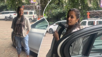 Rare Glimpse: Actress Anita Hassanandani Spotted At Cafe In Bandra