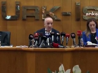 TÜRK-İŞ Başkanı Ergün Atalay: "Ülkeyi yönetenler aklını başına alsın."