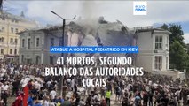 Pelo menos 40 mortos na última vaga de bombardeamentos russos contra cidades ucranianas