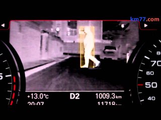 Audi A7 Sportback 2011. Visión nocturna