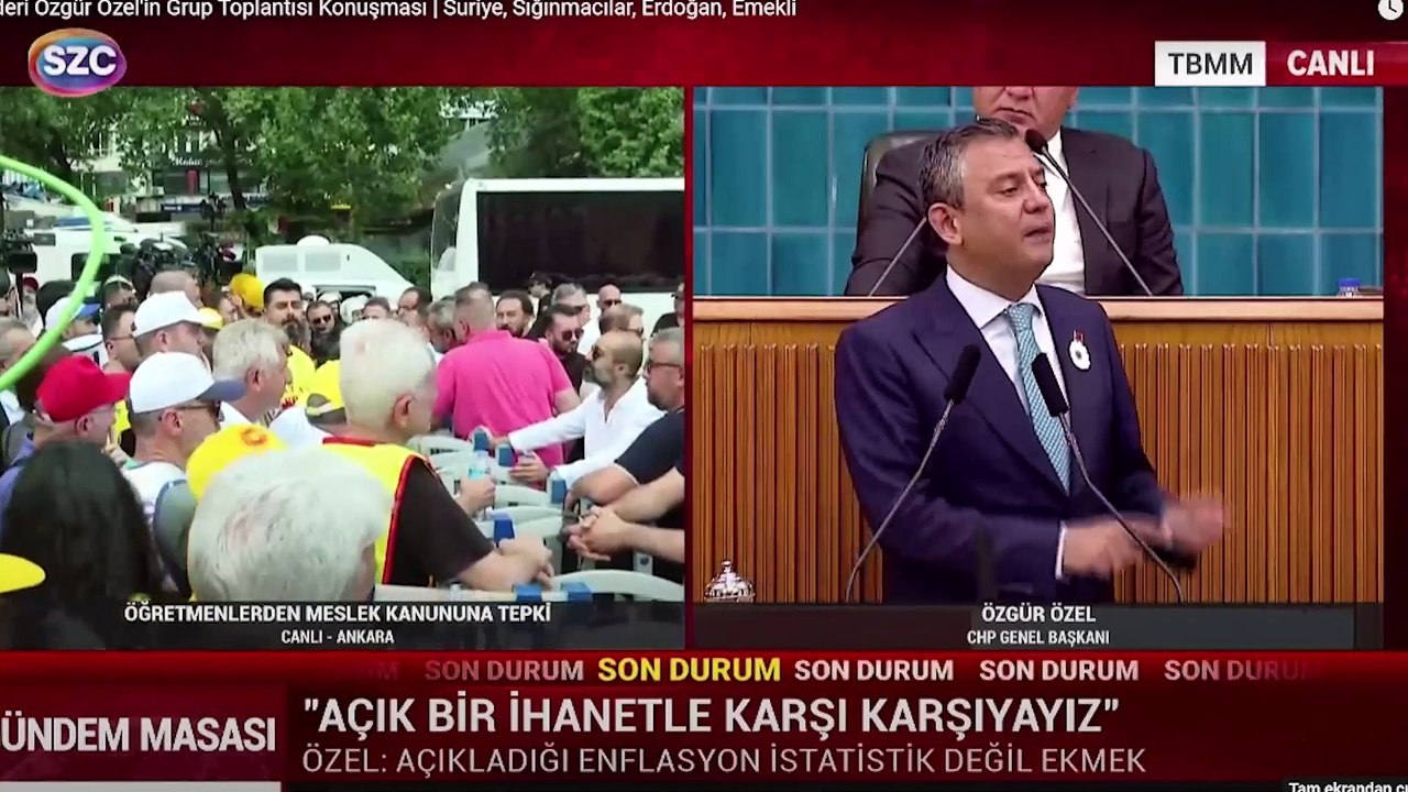 Özgür Özel'den TUİK'in açıklamasına sert tepki