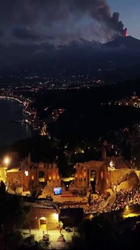 Eruption du Mont Etna en Sicile... images magnifiques