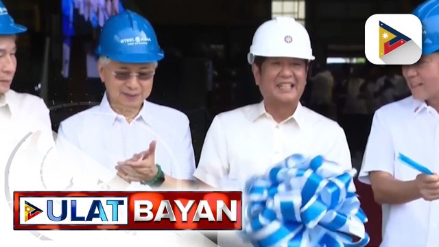 PBBM, pinangunahan ang inagurasyon ng SteelAsia Manufacturing Corporation sa Compostela, Cebu