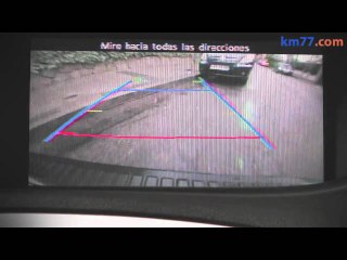Renault Scénic 2009. Cámara de asistencia al aparcamiento