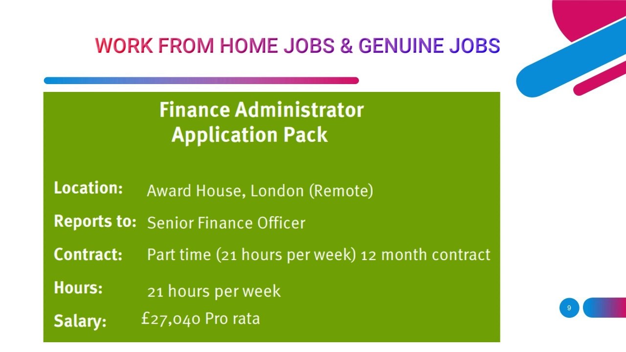 Finance Administrator- Remote | 52
