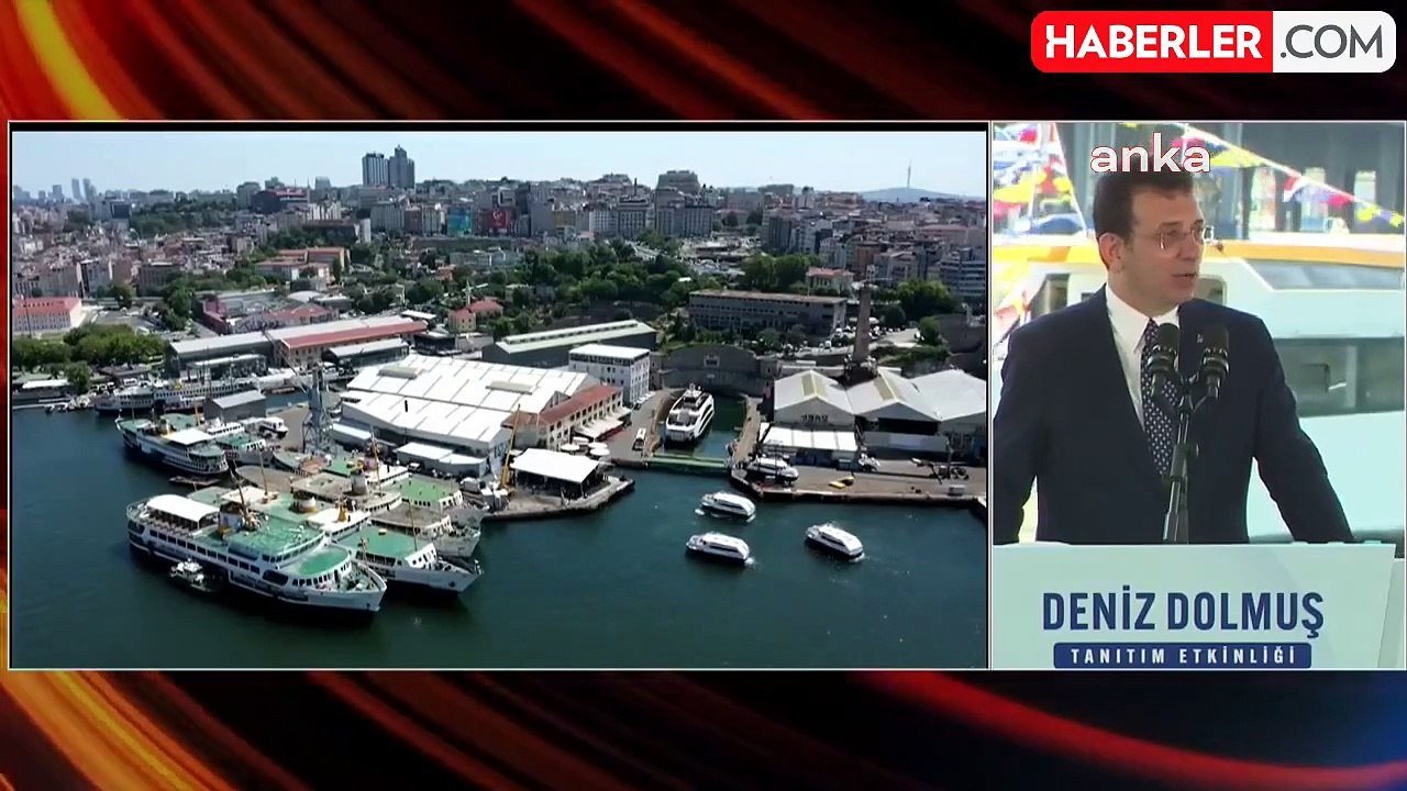 İBB, Haliç Tersanesi'nde üretilen Deniz Dolmuşlarını suya indirdi