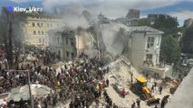 Ukraine : au moins 38 morts dans des frappes russes, un hôpital pédiatrique endommagé