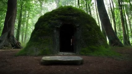 The path led them to a clearing bathed in dappled sunlight,