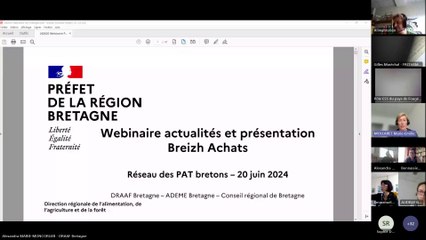 Replay du webinaire des actualités des PAT bretons du 20 juin 2024