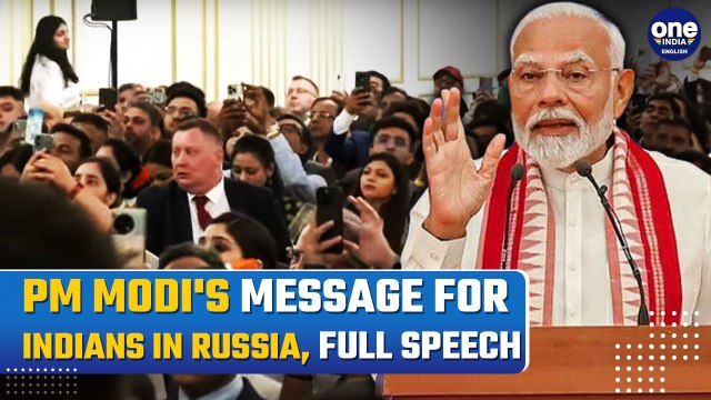 PM Modi Engages with Indian Community in Moscow |Community Program Full Speech | Watch