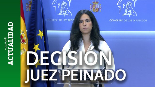 Vox no cree una amenaza el aviso del juez Peinado de detener a Begoña Gómez