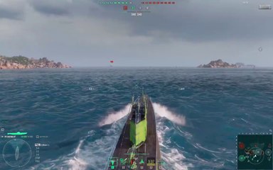 World of Warships Submarine USS Cachalot #Boosteroid #worldofwarships