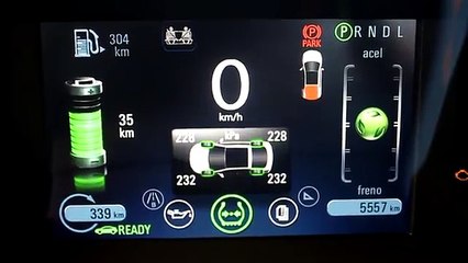 Chevrolet Volt. Cuadro de instrumentos