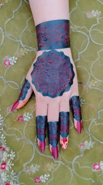 New mehndi stencils design #stencils #mehndi