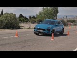 Porsche Macan 2019 - Maniobra de esquiva (moose test) y eslalon | km77.com