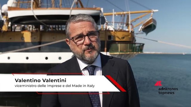 Tour mondiale Amerigo Vespucci, il viceministro Valentini: “Importante raccontare Italia al mondo”