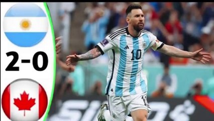 Argentina Vs Canada 2-0 Copa America 2024 Semi Final Highlights - ARG VS CAN