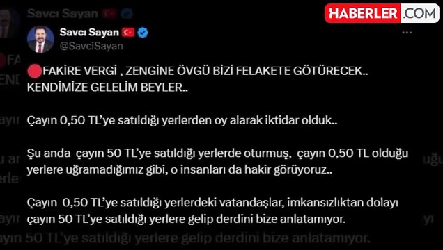 AK Partili Savcı Sayan: Reisin oyu da bizleri kurtaramayacak, şımarmışız beyler şımarmışız