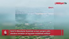 İzmir'de orman yangını! Ekipler sevk edildi